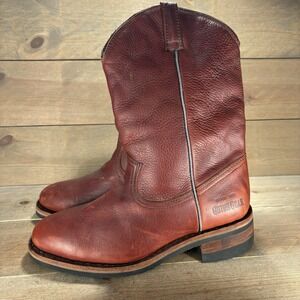 guide gear mens size 10.5 wide EE shoes brown leather western cowboy boots